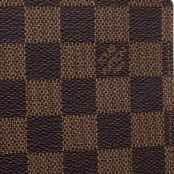 Pre Owned Louis Vuitton Damier Ebene Canvas Agenda Cover