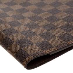 Pre Owned Louis Vuitton Damier Ebene Canvas Agenda Cover