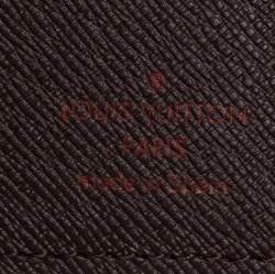 Pre Owned Louis Vuitton Damier Ebene Canvas Agenda Cover