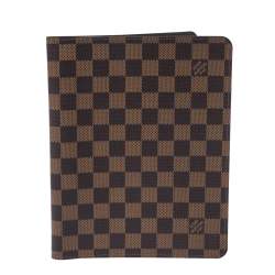 Louis Vuitton Damier Ebene Desk Agenda Cover