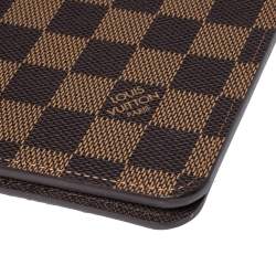 Pre Owned Louis Vuitton Damier Ebene Canvas Desk Agenda Cover