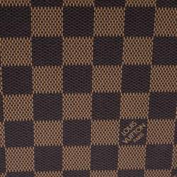 Pre Owned Louis Vuitton Damier Ebene Canvas Desk Agenda Cover
