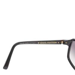 مملوكة مسبقًا Louis Vuitton Black & Gold/ Grey Gradient Z0105W Evidence Aviator Sunglasses