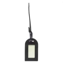 مملوكة مسبقًا بطاقة أسم حقيبة سفر لوي فيتون جلد أسود