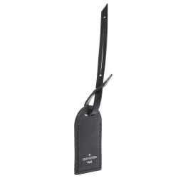 مملوكة مسبقًا بطاقة أسم حقيبة سفر لوي فيتون جلد أسود