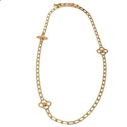 مملوكة مسبقًا قلادة لوي فيتون "فلاور باور سوتوير" كريستال