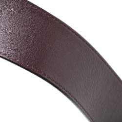 مملوكة مسبقًا حزام لوي فيتون الحروف الأولية أل في فيرنيه مونوغرامي عنابي 95 سم