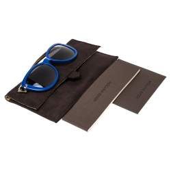 Pre Owned Louis Vuitton Blue & Monogram Canvas/ Grey Gradient Z0745W Charlotte Sunglasses