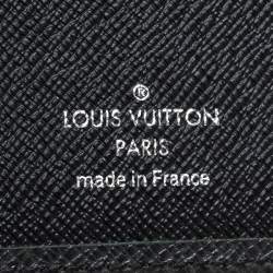 مملوكة مسبقًا Louis Vuitton Black Leather Medium Ring Agenda Cover 