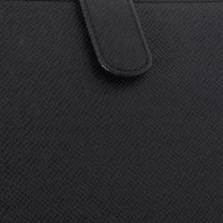 مملوكة مسبقًا Louis Vuitton Black Leather Medium Ring Agenda Cover 