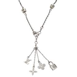 LOUIS VUITTON Sweet Charms Sautoir Necklace Gold 67290