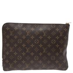 Pre Owned Louis Vuitton Monogram Canvas Poche Documents Portfolio Case