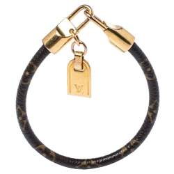 مملوكة مسبقًا Louis Vuitton Monogram Luck It Gold Tone Bracelet