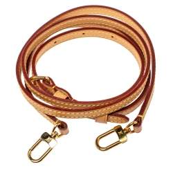 مملوكة مسبقًا Louis Vuitton Beige Leather Adjustable Shoulder Strap