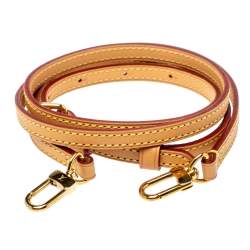 مملوكة مسبقًا Louis Vuitton Beige Leather Adjustable Shoulder Strap