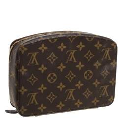 Pre Owned Louis Vuitton Monogram Canvas Monte Carlo Jewellery Box