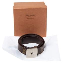 Pre Owned حزام لوي فيتون قصة أل ڨي كانفاس مونوغرامي 85 سم