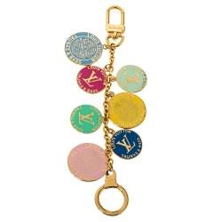 Louis Vuitton Message In A Bottle Bag Charm In Jaune
