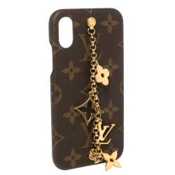 Pre Owned Louis Vuitton Monogram Canvas Charms iPhone X/Xs Case