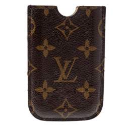 Pre Owned Louis Vuitton Brown Monogram Coated Canvas iPhone Case