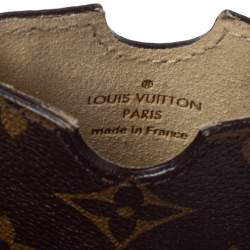 Pre Owned Louis Vuitton Brown Monogram Coated Canvas iPhone Case