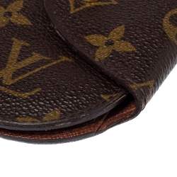 مملوكة مسبقًا حافظة مفاتيح لوي فيتون مستديرة كانفاس مونوغرامي