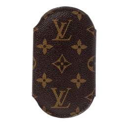مملوكة مسبقًا حافظة مفاتيح لوي فيتون مستديرة كانفاس مونوغرامي