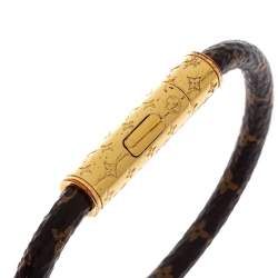 مملوكة مسبقًا سوار لوي فيتون أل في كونفيدنتيال كانفاس مونوغرامي بني