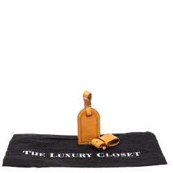 مملوكة مسبقًا Louis Vuitton Vachetta Leather Luggage Name Tag