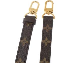 Pre Owned حمالة كتف لوي فيتون قابلة للضبط كانفاس مونوغرامي