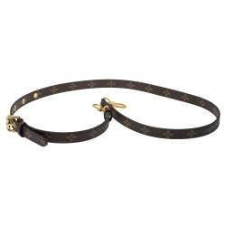 Pre Owned حمالة كتف لوي فيتون قابلة للضبط كانفاس مونوغرامي