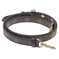 Pre Owned حمالة كتف لوي فيتون قابلة للضبط كانفاس مونوغرامي