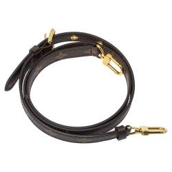 Pre Owned حمالة كتف لوي فيتون قابلة للضبط كانفاس مونوغرامي