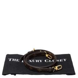 Pre Owned حمالة كتف لوي فيتون قابلة للضبط كانفاس مونوغرامي