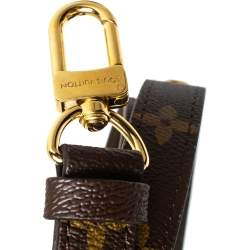 Pre Owned حمالة كتف لوي فيتون قابلة للضبط كانفاس مونوغرامي