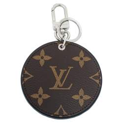 Pre Owned Louis Vuitton Monogram Canvas Corduroy Patchwork Bag Charm