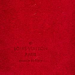 Pre Owned Louis Vuitton Scarlet Leather and Monogram Canvas iPhone 11 Pro