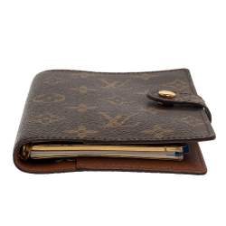 Pre Owned Louis Vuitton Monogram Canvas Small Ring Agenda Cover