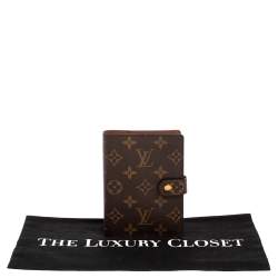Pre Owned Louis Vuitton Monogram Canvas Small Ring Agenda Cover