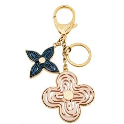 Louis Vuitton Pink Resin Naif Key Holder and Bag Charm - LabelCentric