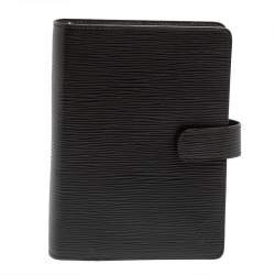 Authentic Louis Vuitton Agenda Functionnel MM black Epi Leather