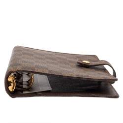 مملوكة مسبقًا Louis Vuitton Damier Ebene Canvas Medium Ring Agenda Cover