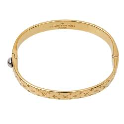 Pre Owned سوار لوي فيتون نانوغرام نمط مونوغرامي منقوش M