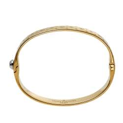 Pre Owned سوار لوي فيتون نانوغرام نمط مونوغرامي منقوش M