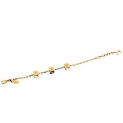 Pre Owned سوار لوي فيتون لون ذهبي كريستال غامبل