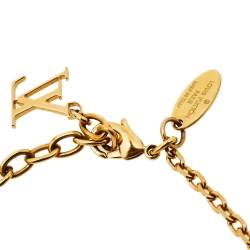 Pre Owned سوار لوي فيتون لون ذهبي كريستال غامبل