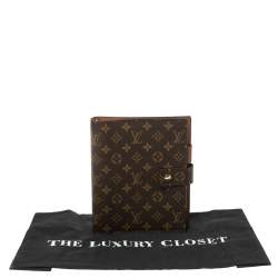 مملوكة مسبقًا Louis Vuitton Monogram Canvas Large Ring Agenda Cover