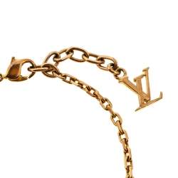 Pre Owned سوار لوي فيتون غامبل كريستال ذهبي اللون