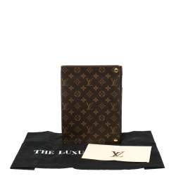 Pre Owned Louis Vuitton Brown Monogram Canvas Foldable iPad Case