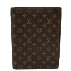 Pre Owned Louis Vuitton Brown Monogram Canvas Foldable iPad Case